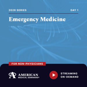 2026 Emergency Medicine - Day 1 (Non-Physician)