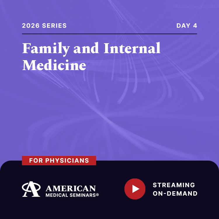 2026 Family and Internal Medicine - Day 4 (Physician)