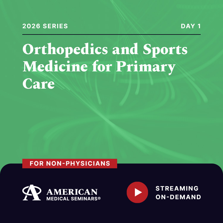 2026 Orthopedics and Sports Medicine for Primary Care: Update - Day 1 (Non-Physician)